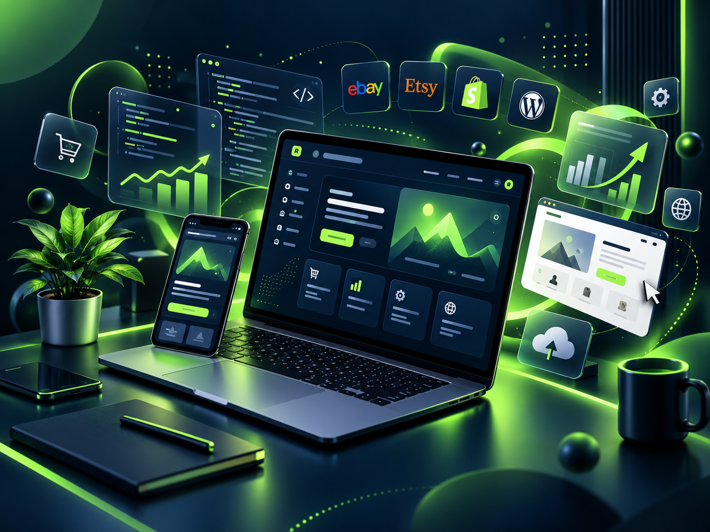 Professional custom web development and eCommerce store design services by RS WebLabs