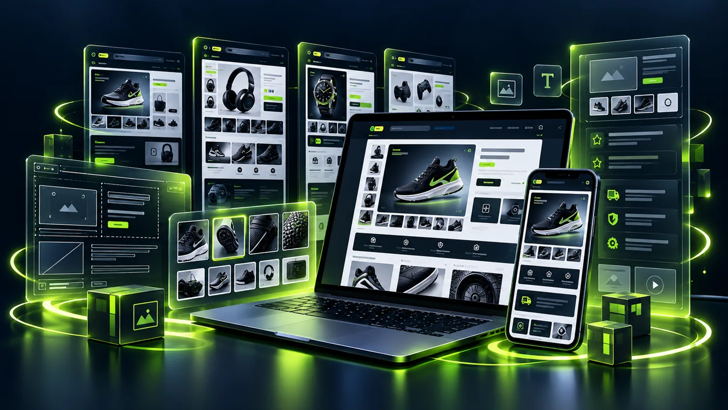 RS WebLabs ebay listing templates ecommerce service illustration