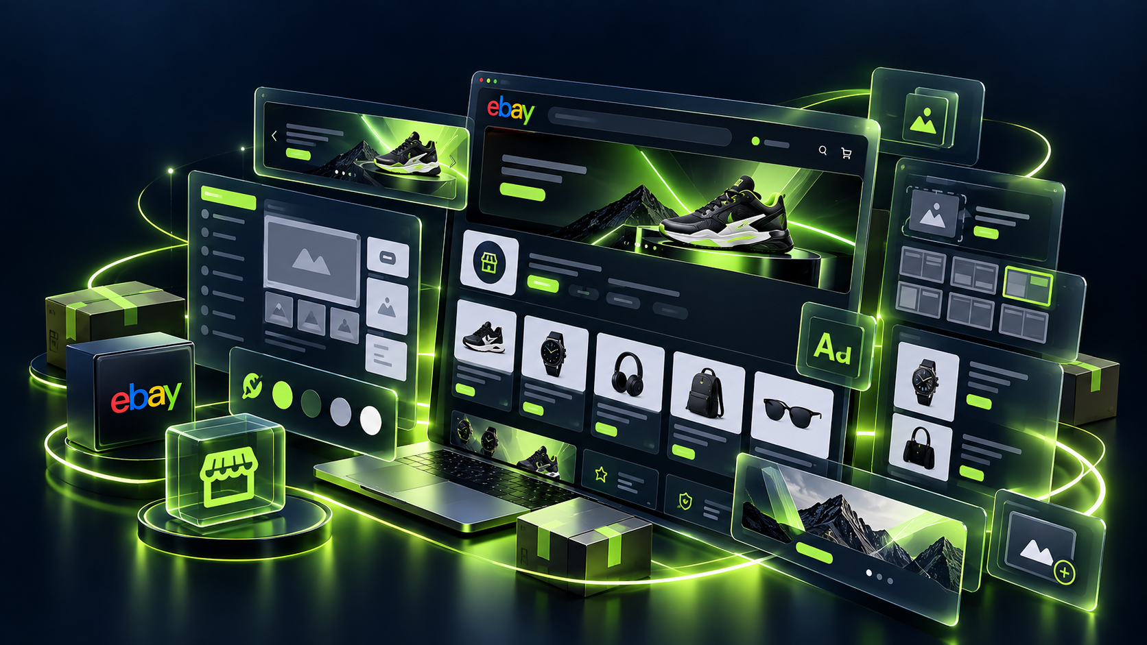 Featured RS WebLabs eCommerce storefront design preview