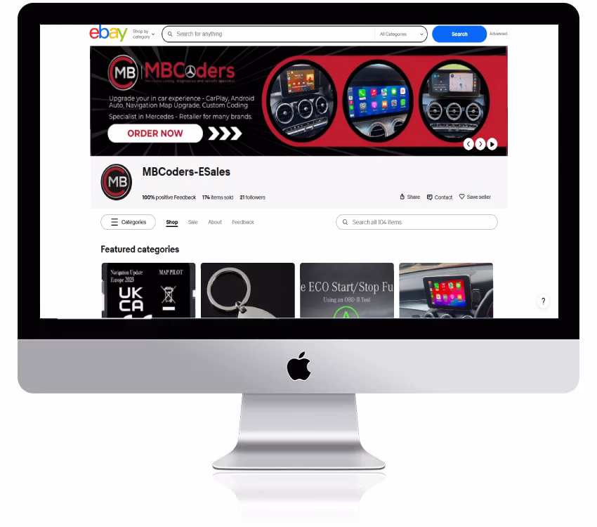 eBay listing template design by RS WebLabs