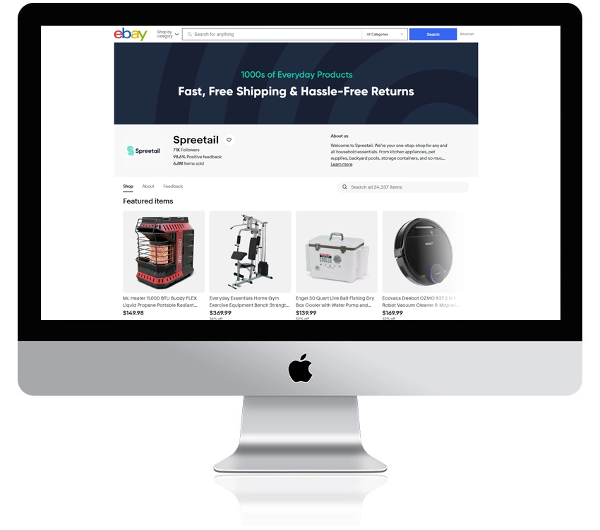 eBay listing template design demo 8 by RS WebLabs
