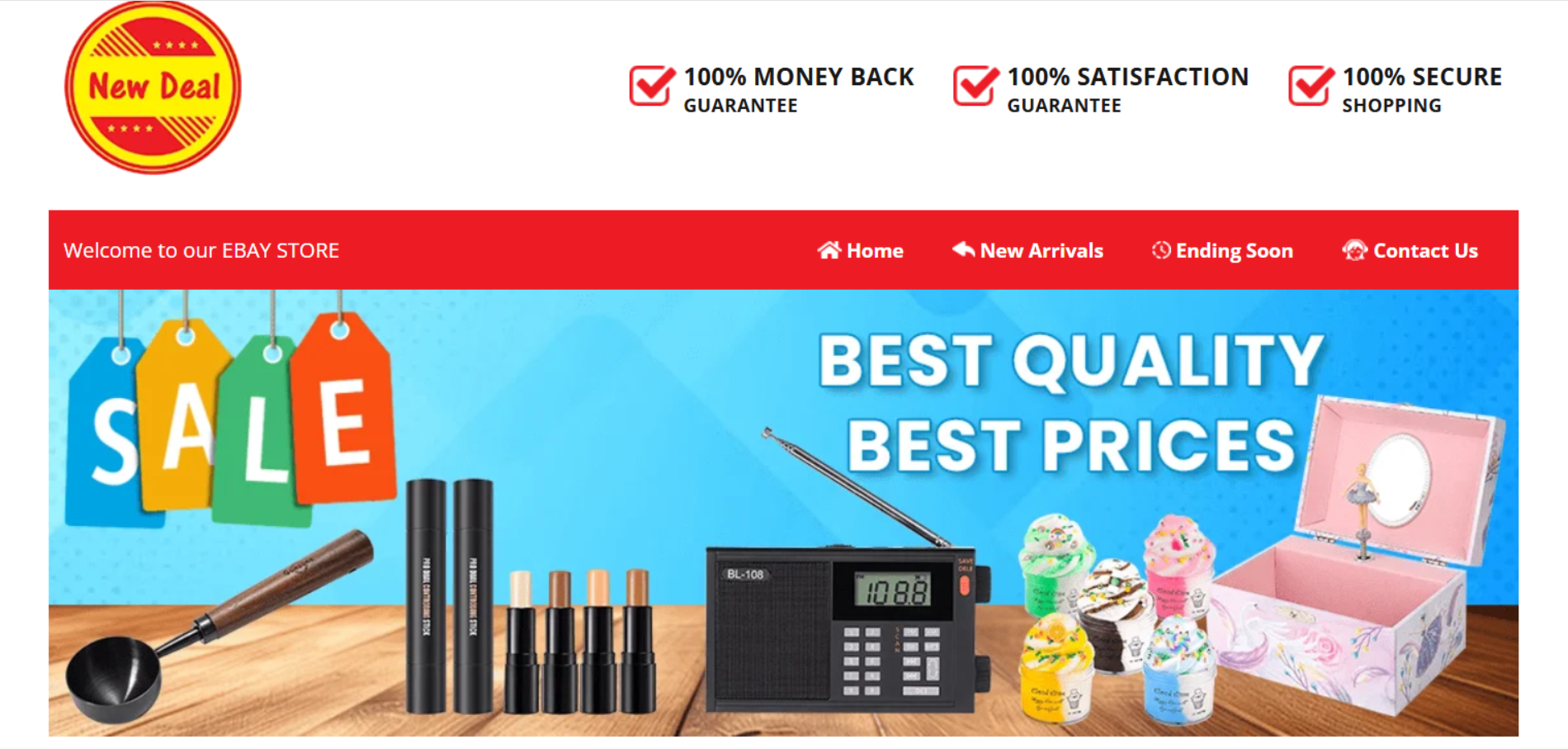 Professional eBay store template design and listing optimization by RS WebLabs